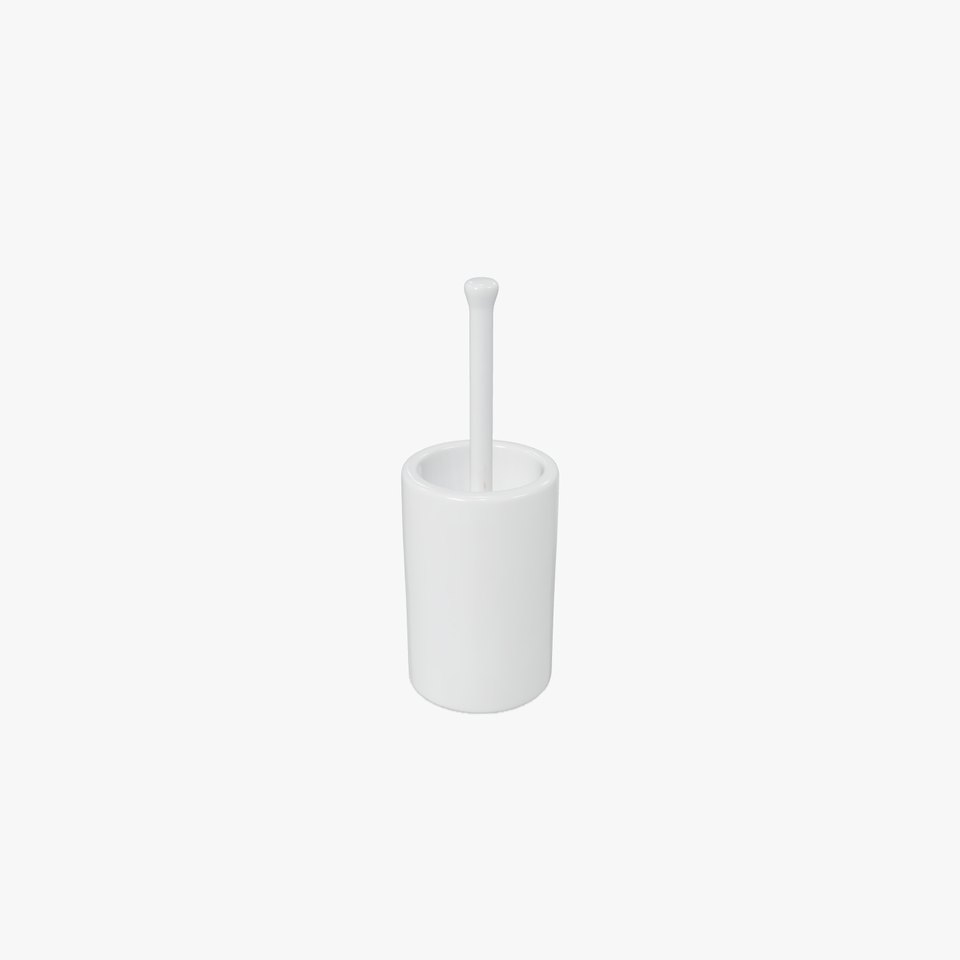 Glossy White Toilet Brush model pack